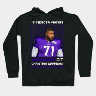 CHRISTIAN DARRISAW - OT - MINNESOTA VIKINGS Hoodie